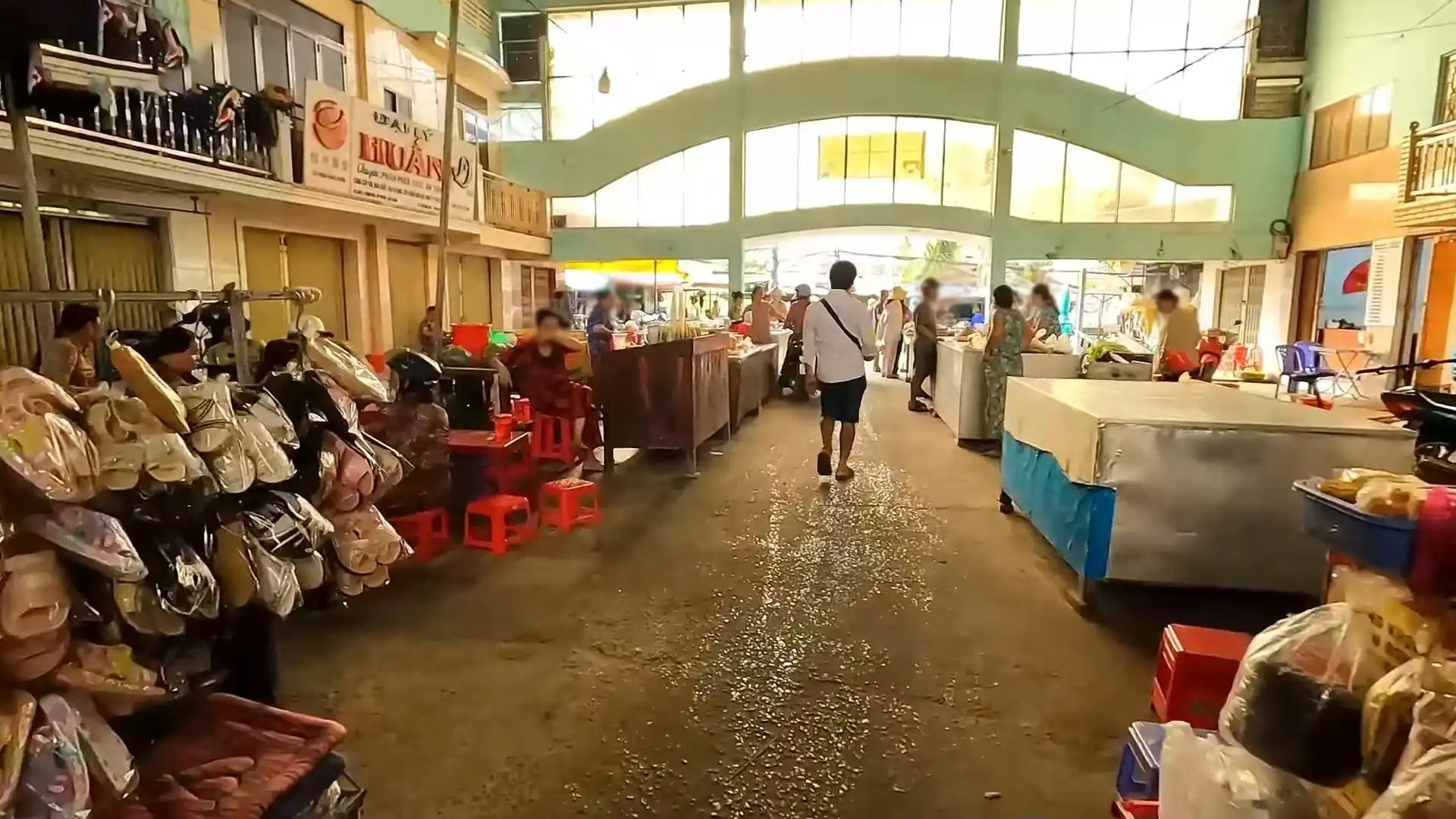 Một góc nhà lồng chợ Thạnh Phú (Nhu Gia)