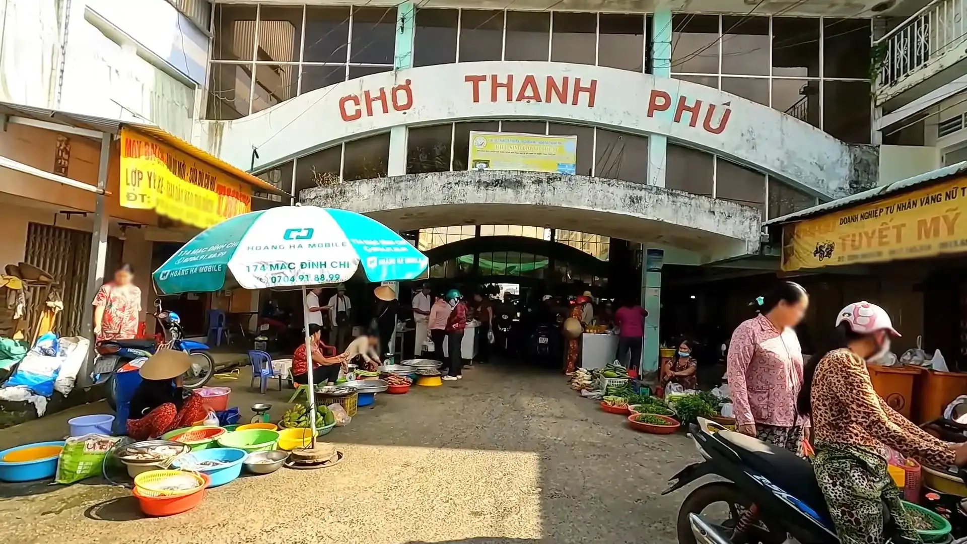 Chợ Thạnh Phú thuộc xã Nhu Gia - TP. Cần Thơ