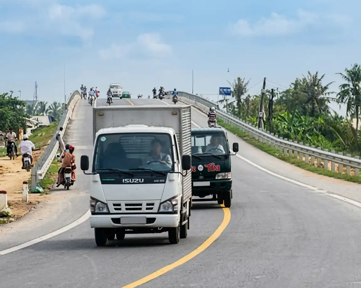Hình ảnh dốc Cầu Nhu Gia mới khi vừa xây xong